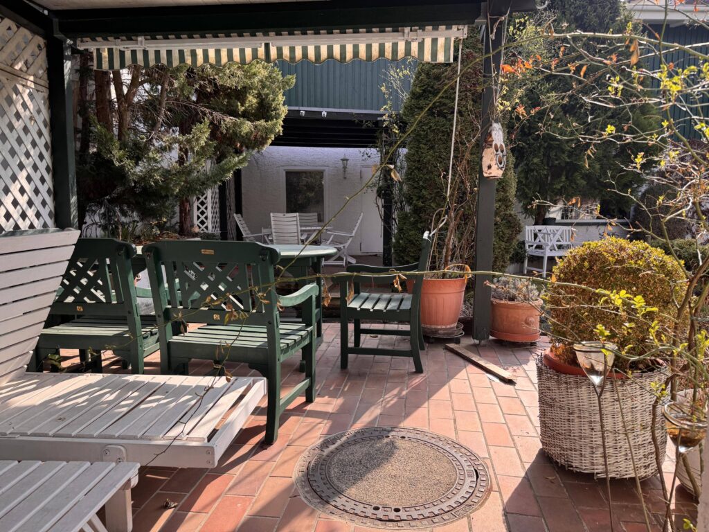 Überdachte Terrasse