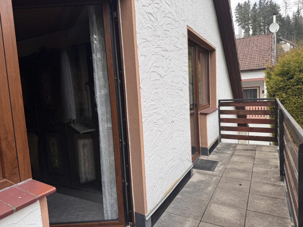 Balkon im Obergeschoss