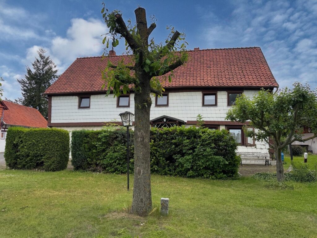 Hausansicht Eingangsbereich