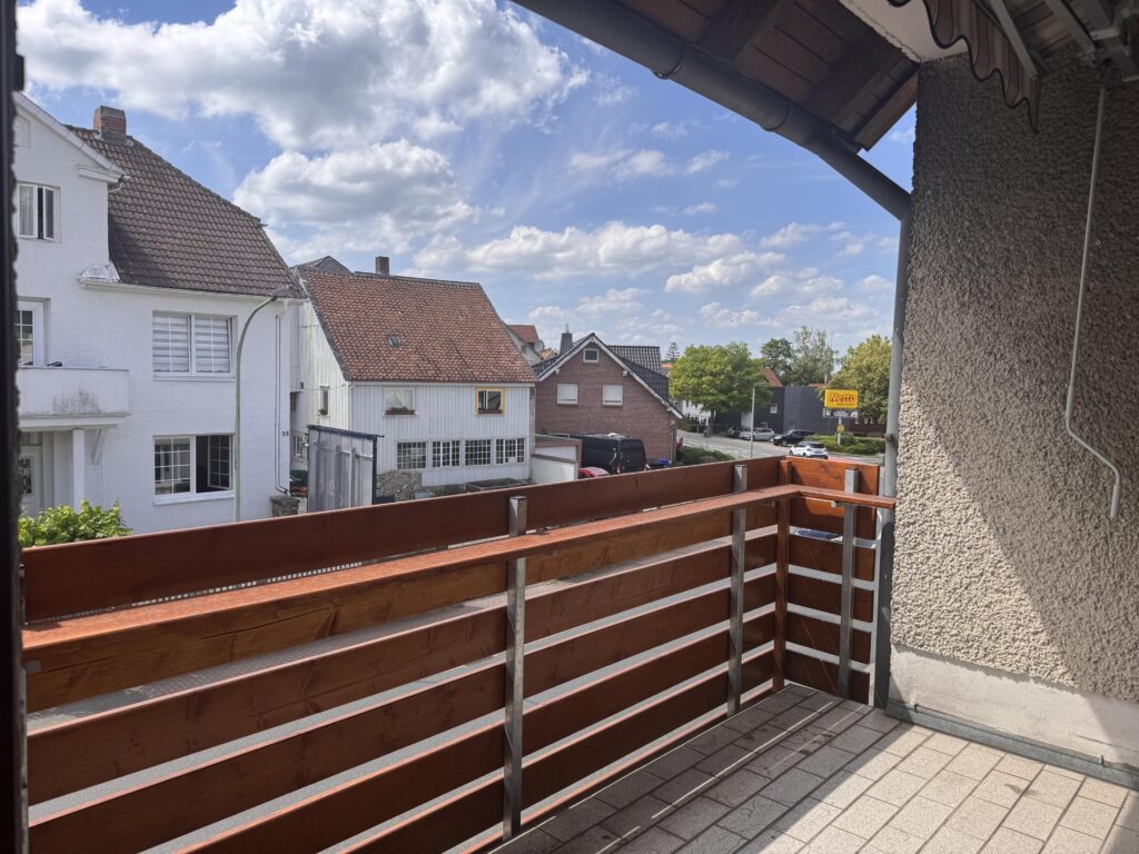 Blick vom Balkon