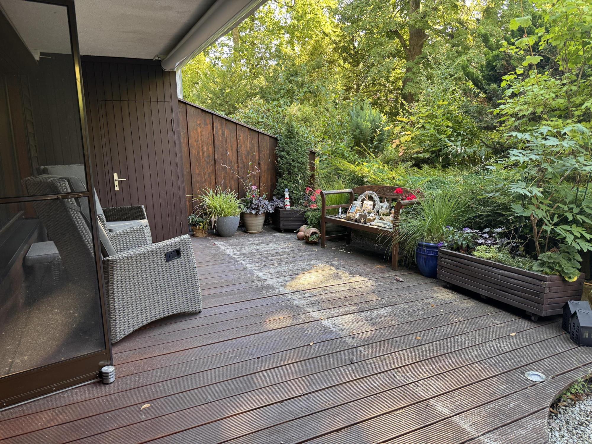 Überdachte Terrasse