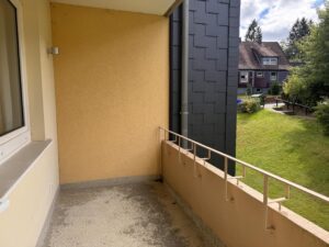 Blick vom Balkon