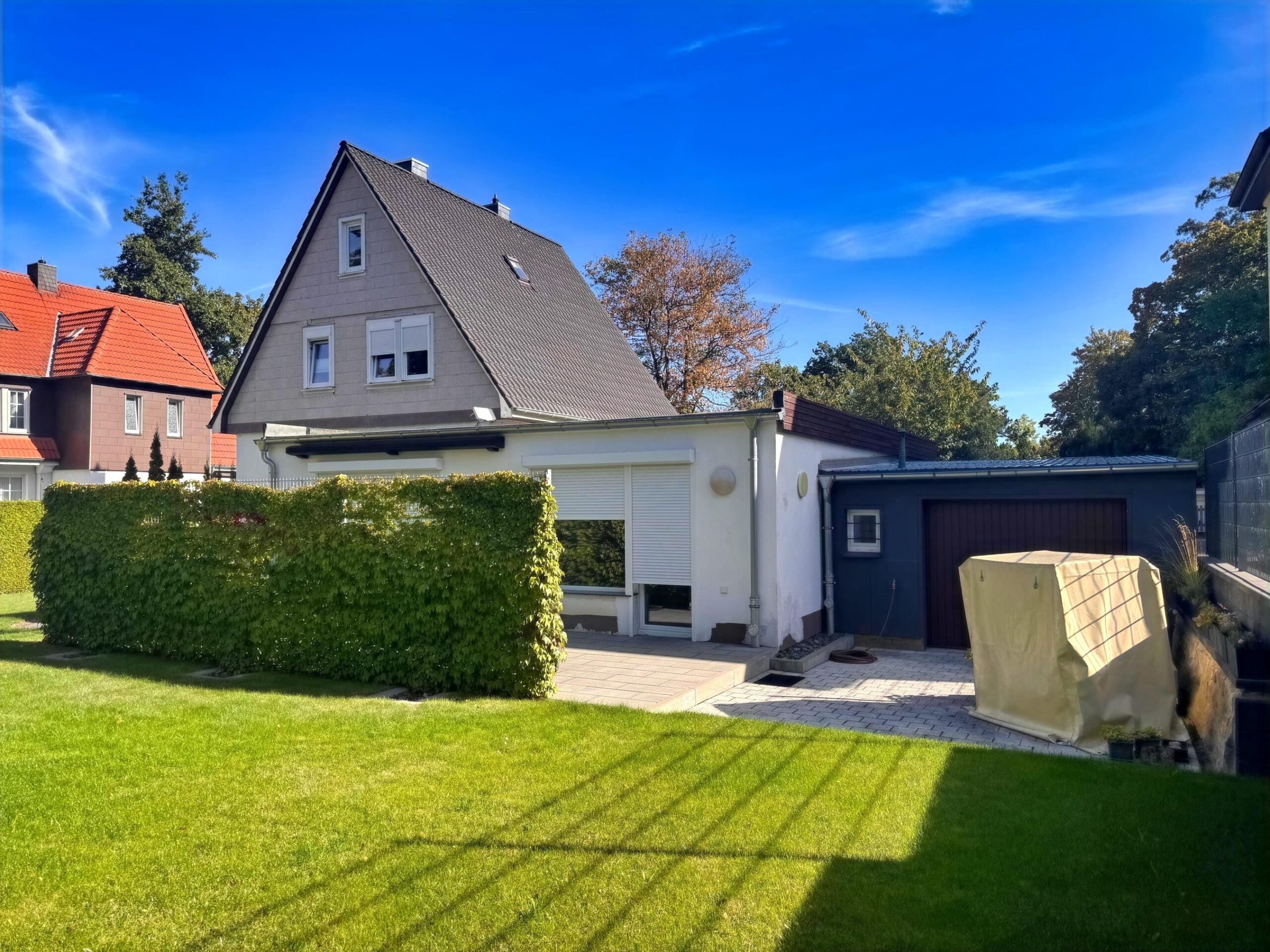 Bungalow Rückansicht