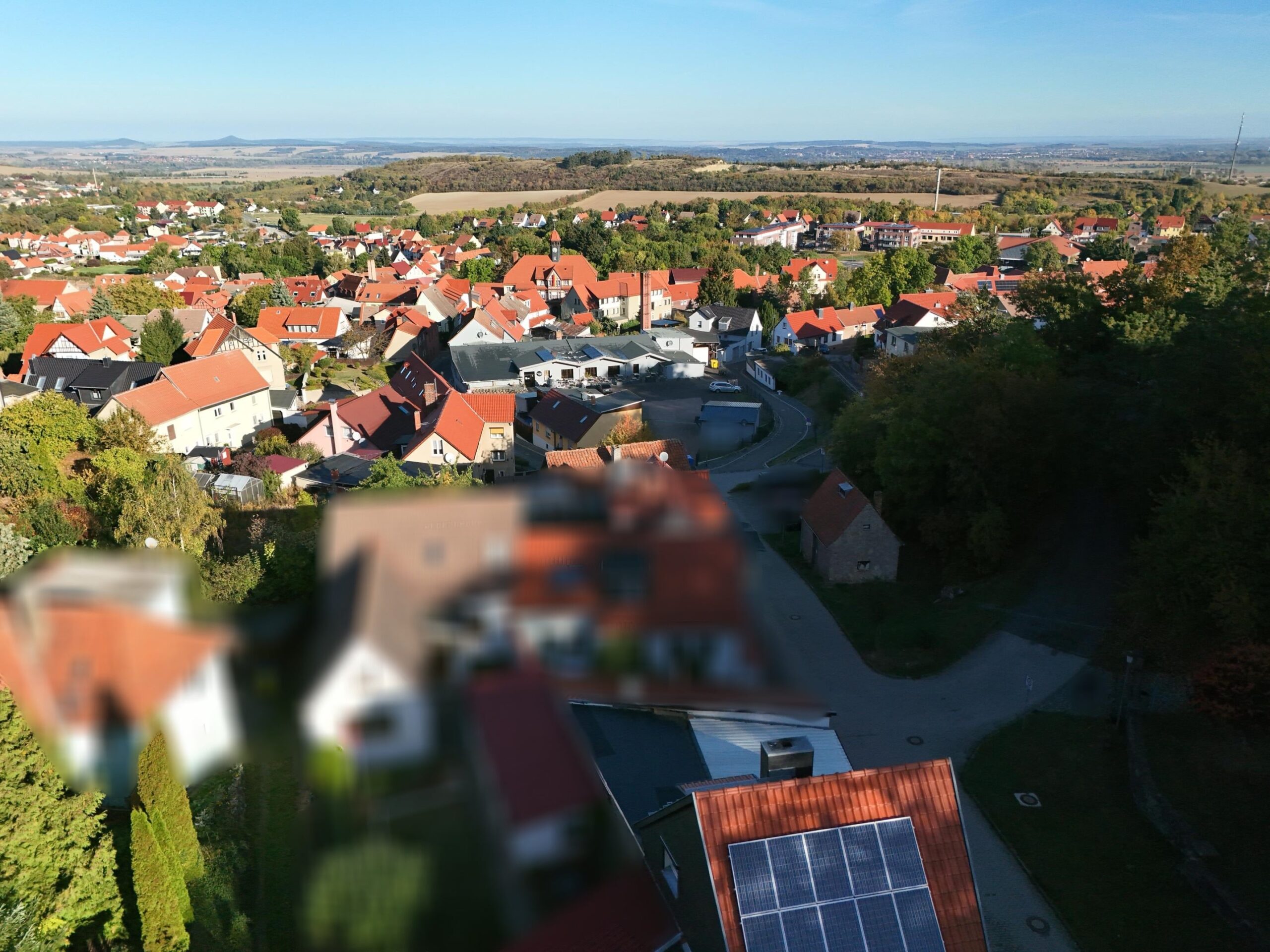 Luftaufnahme mit Gernrode